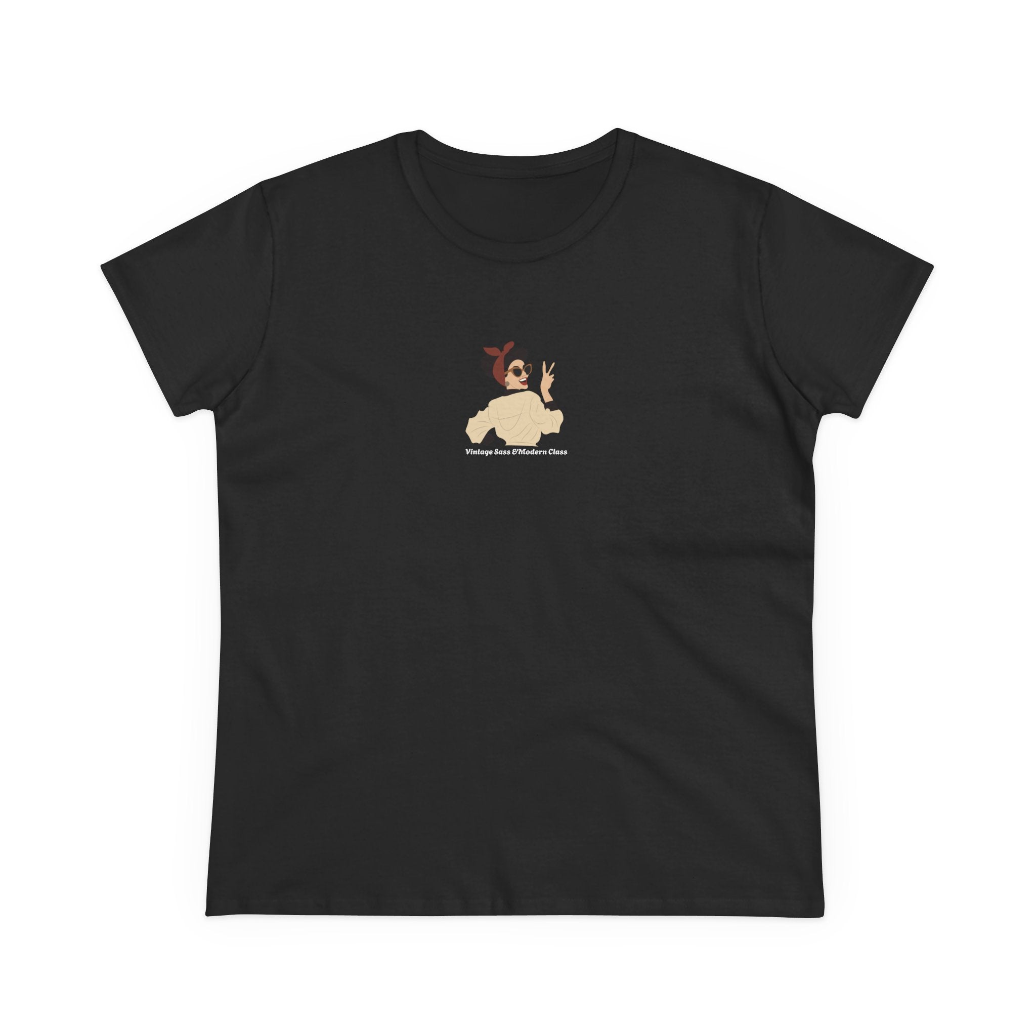 Vintage Sass & Modern Class Women Graphic Tshirt