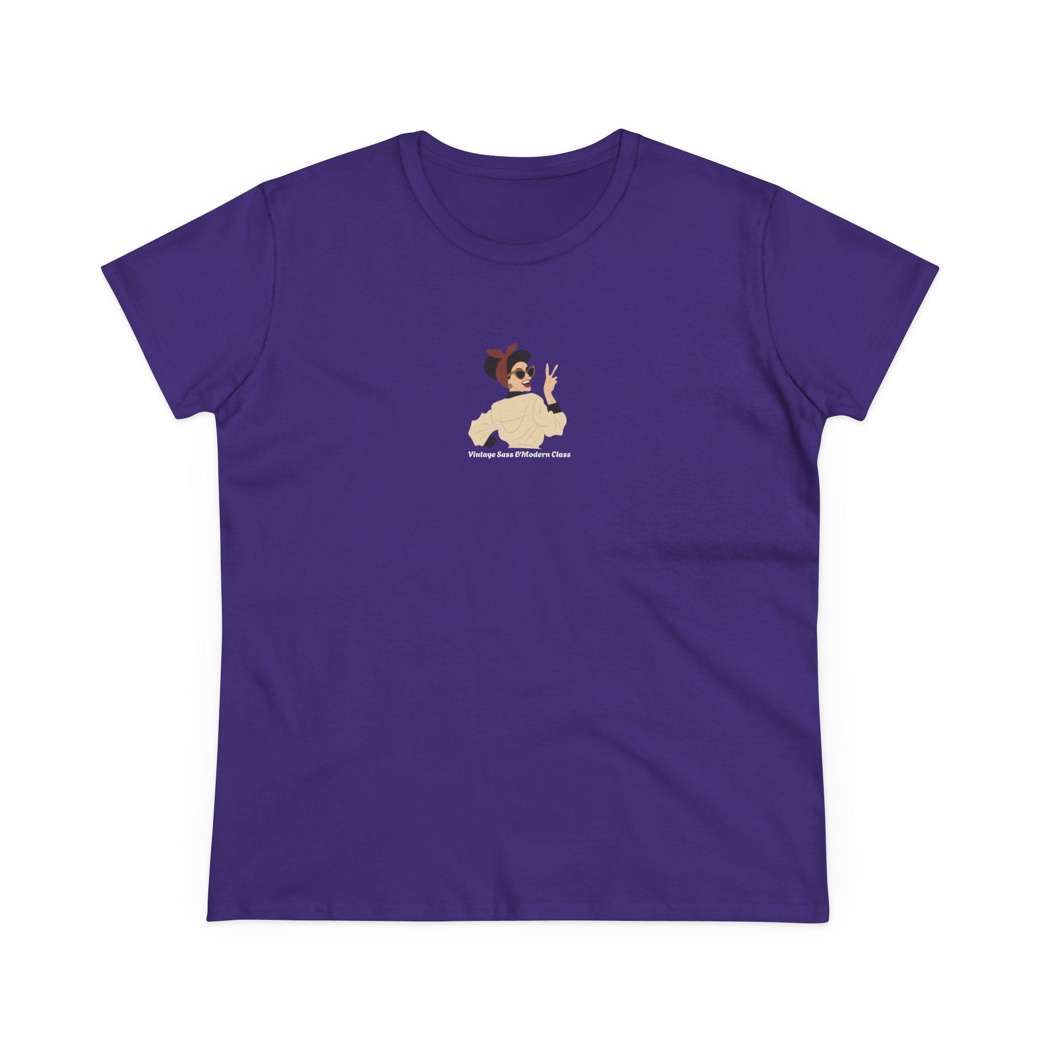Vintage Sass & Modern Class Women Graphic Tshirt