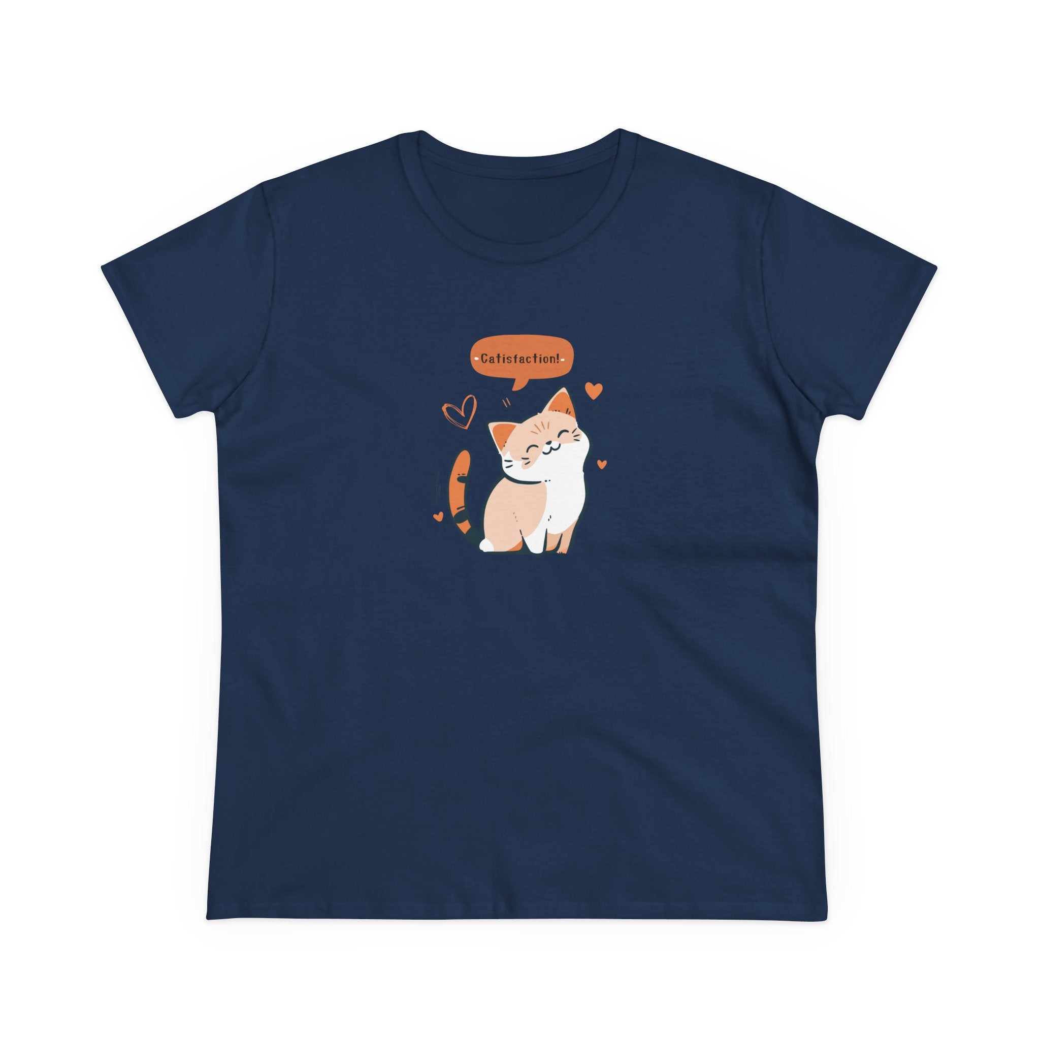 CATISFACTION-Women’s Graphic T-Shirt – Funny & Empowering