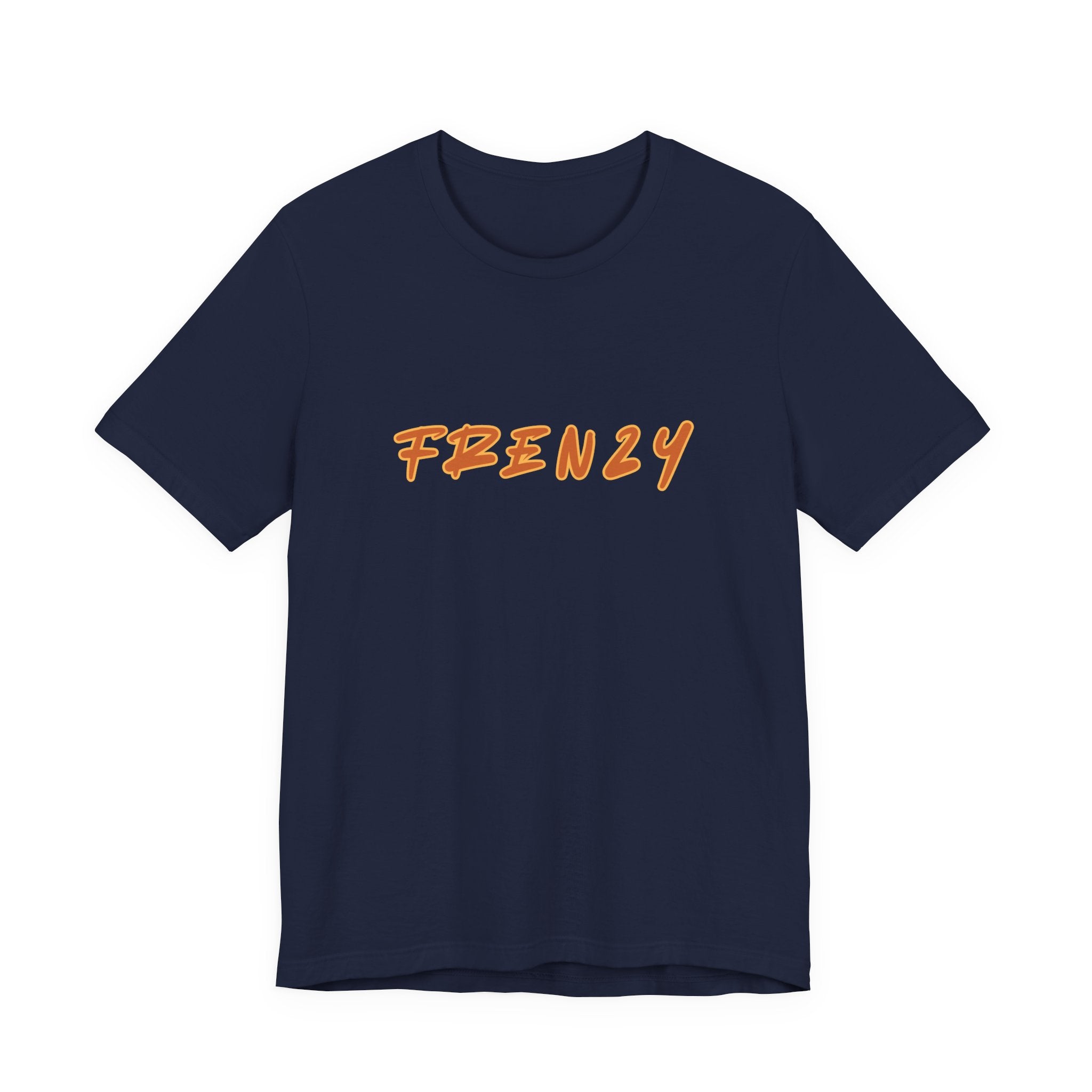 Frenzy Logo Tee — Bold Orange Streetwear T‑Shirt