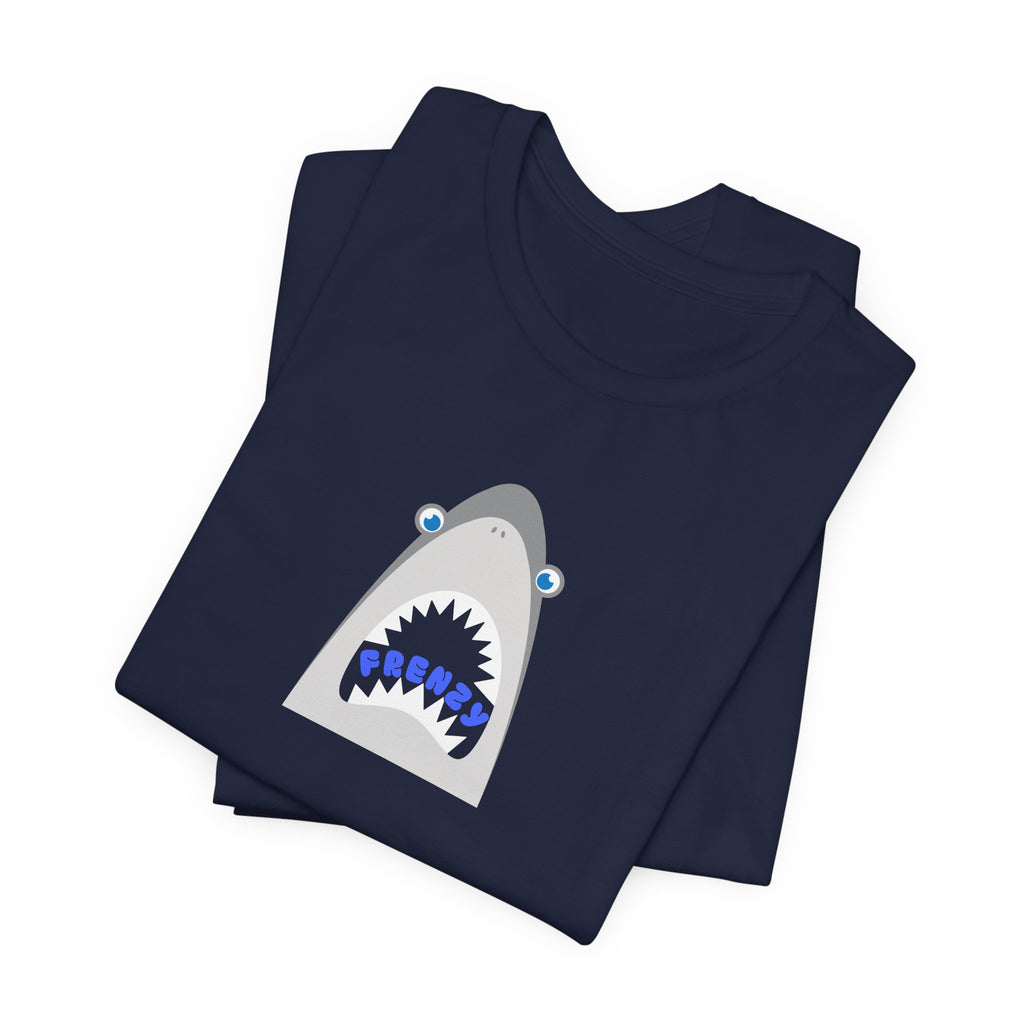 FRENZY Logo Tshirt-Shark Bite