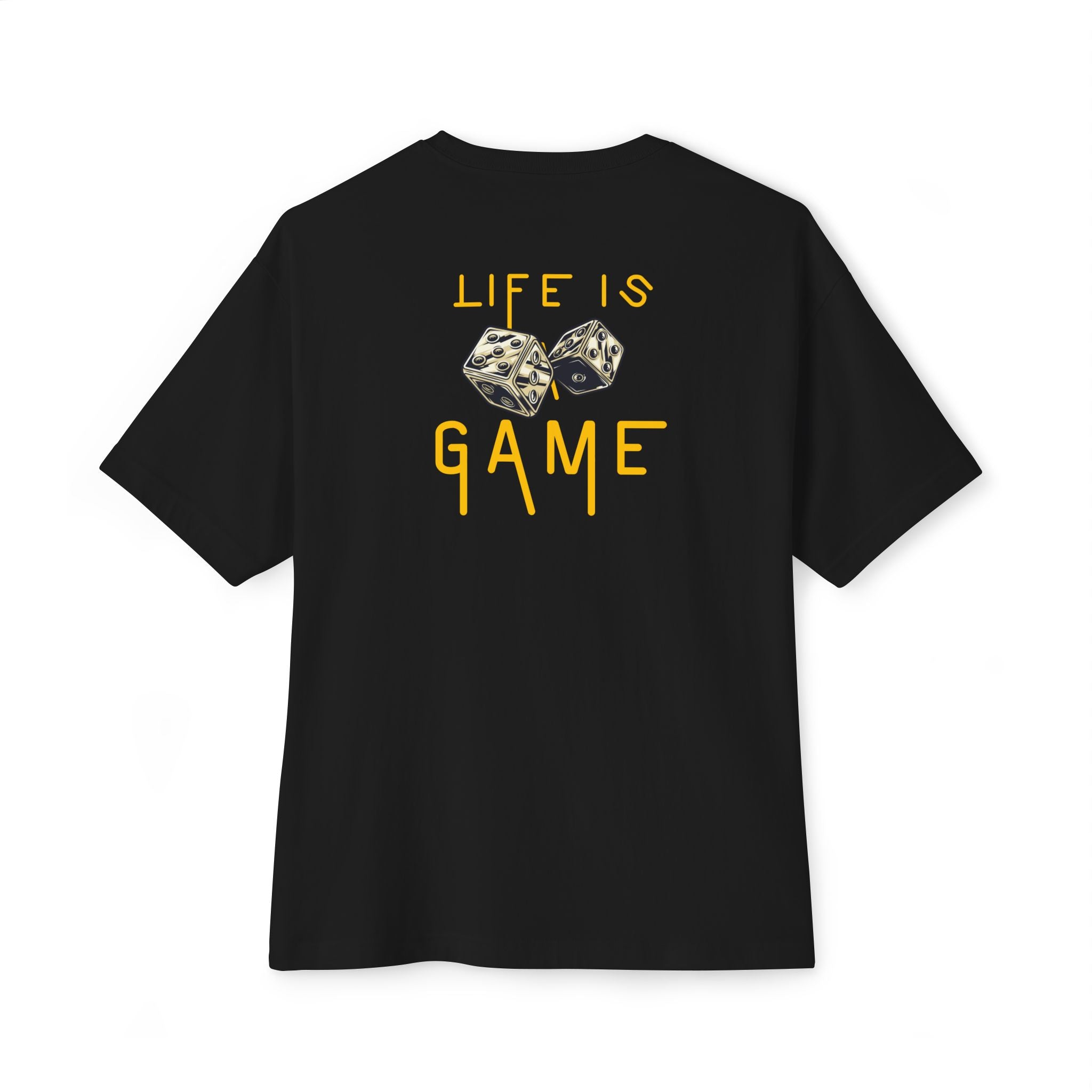 Life Is a Game Dice Tee — "Frenzy" Gamer Graphic Shirt