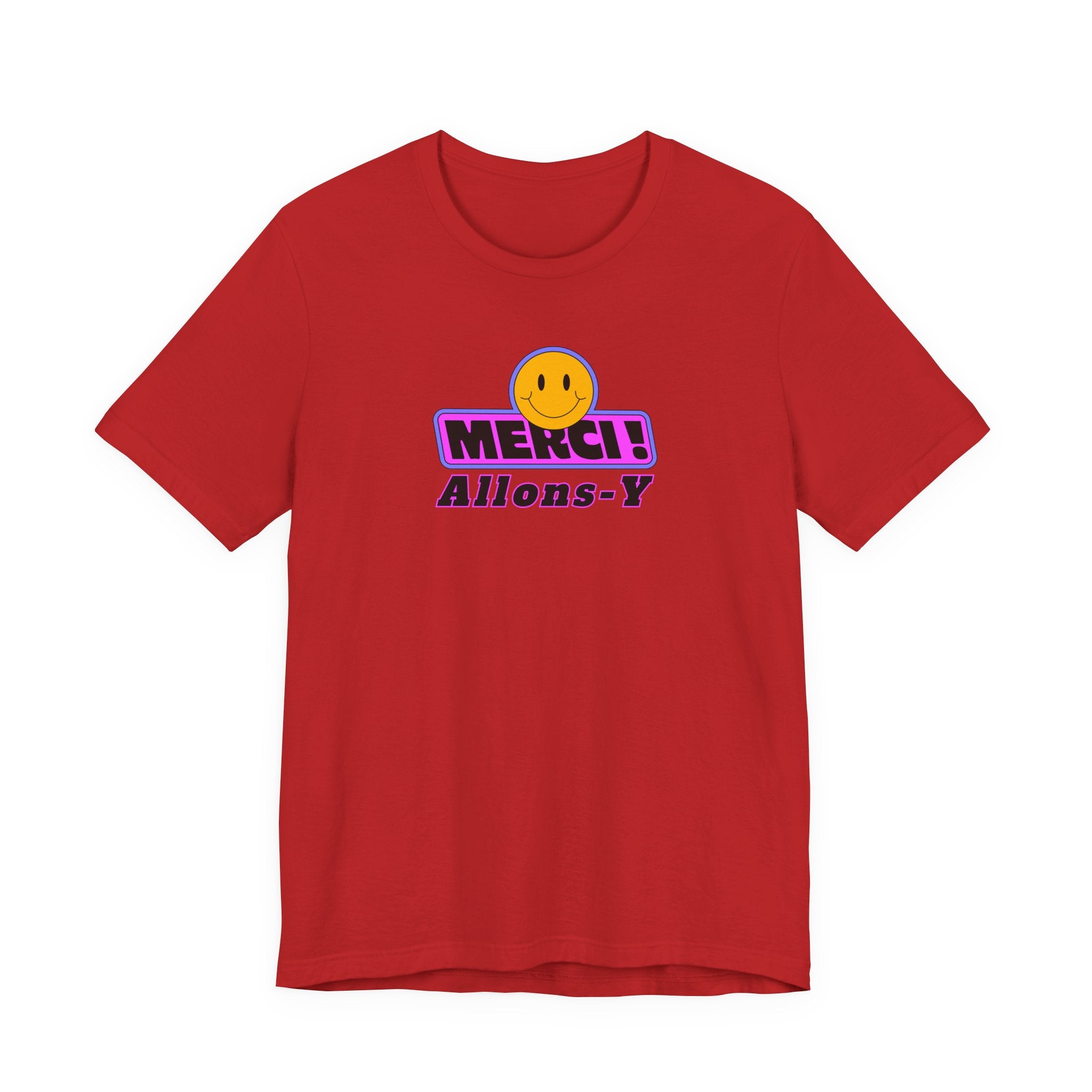 Merci! Allons-y Smiley T-Shirt
