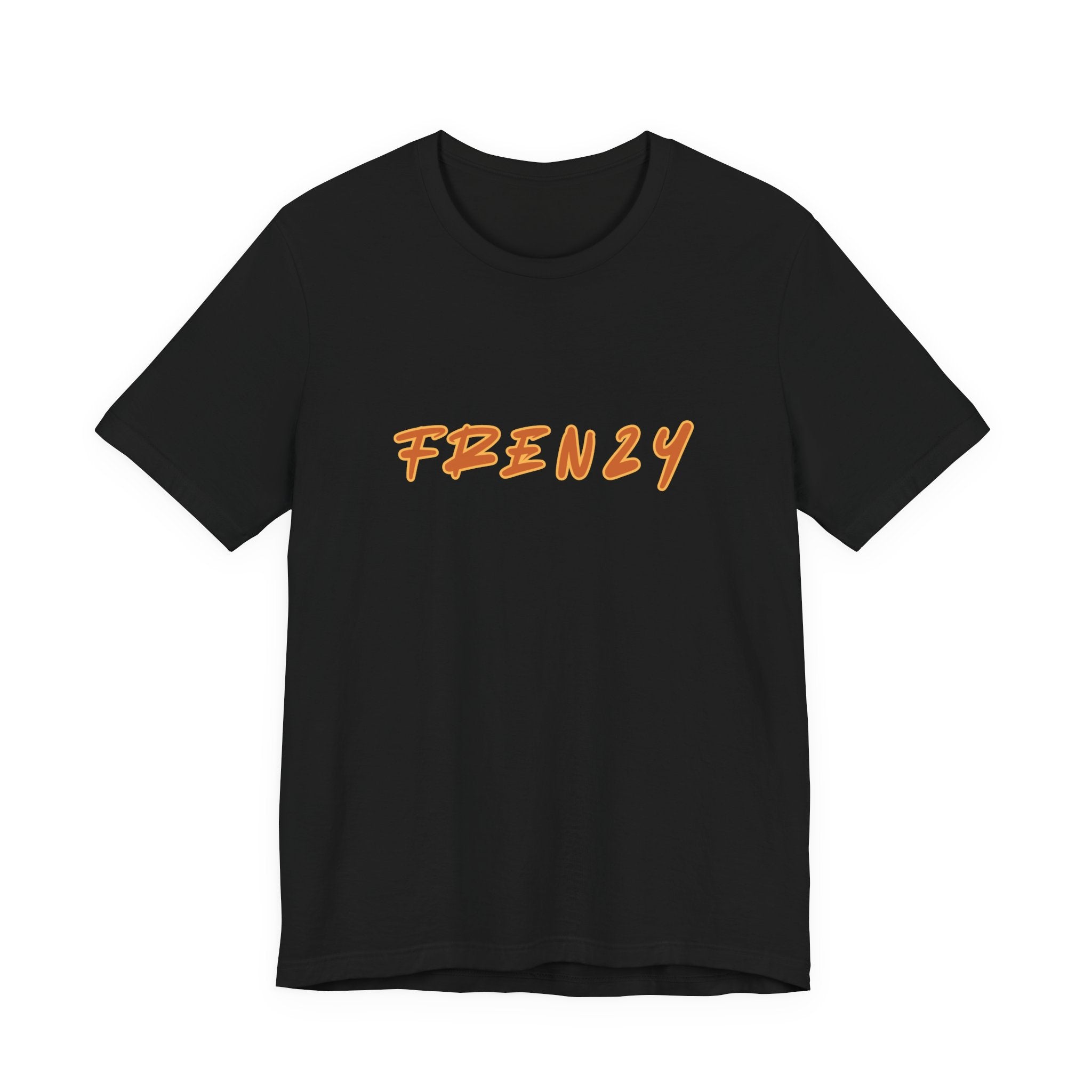 Frenzy Logo Tee — Bold Orange Streetwear T‑Shirt