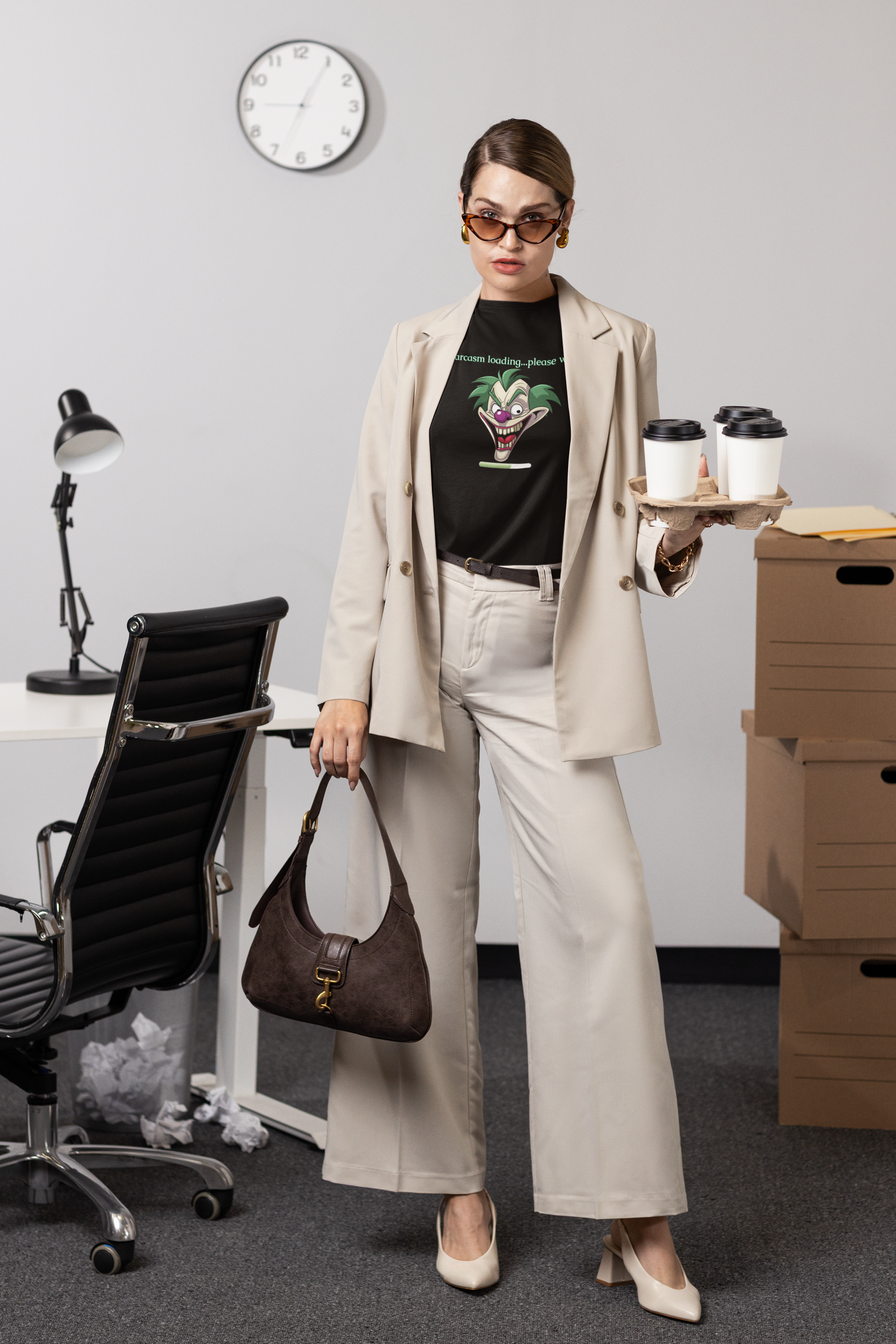 Sarcasm Loading… Please Wait Funny Graphic T-Shirt