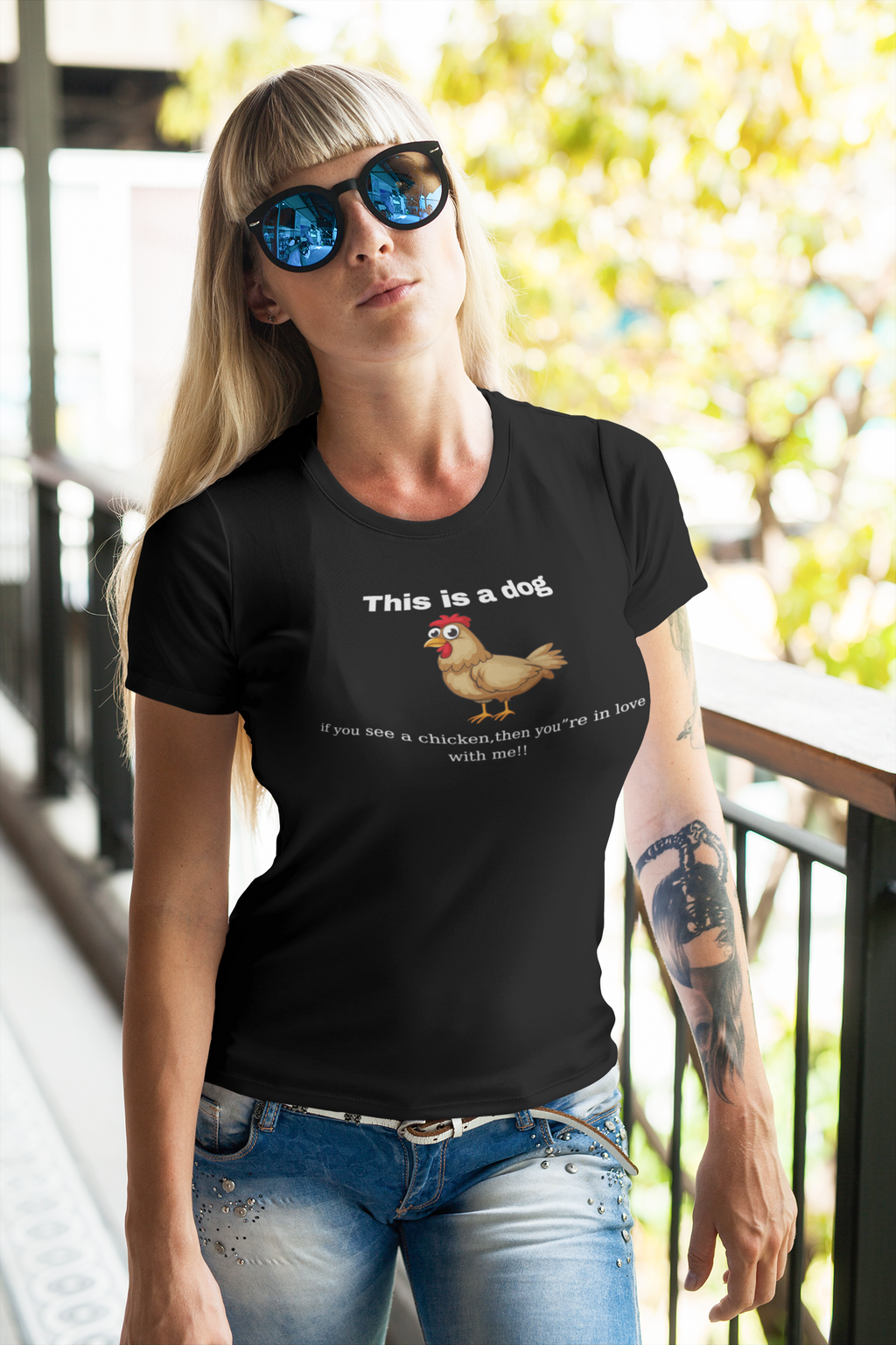 Funny Tshirt-“This is a dog”