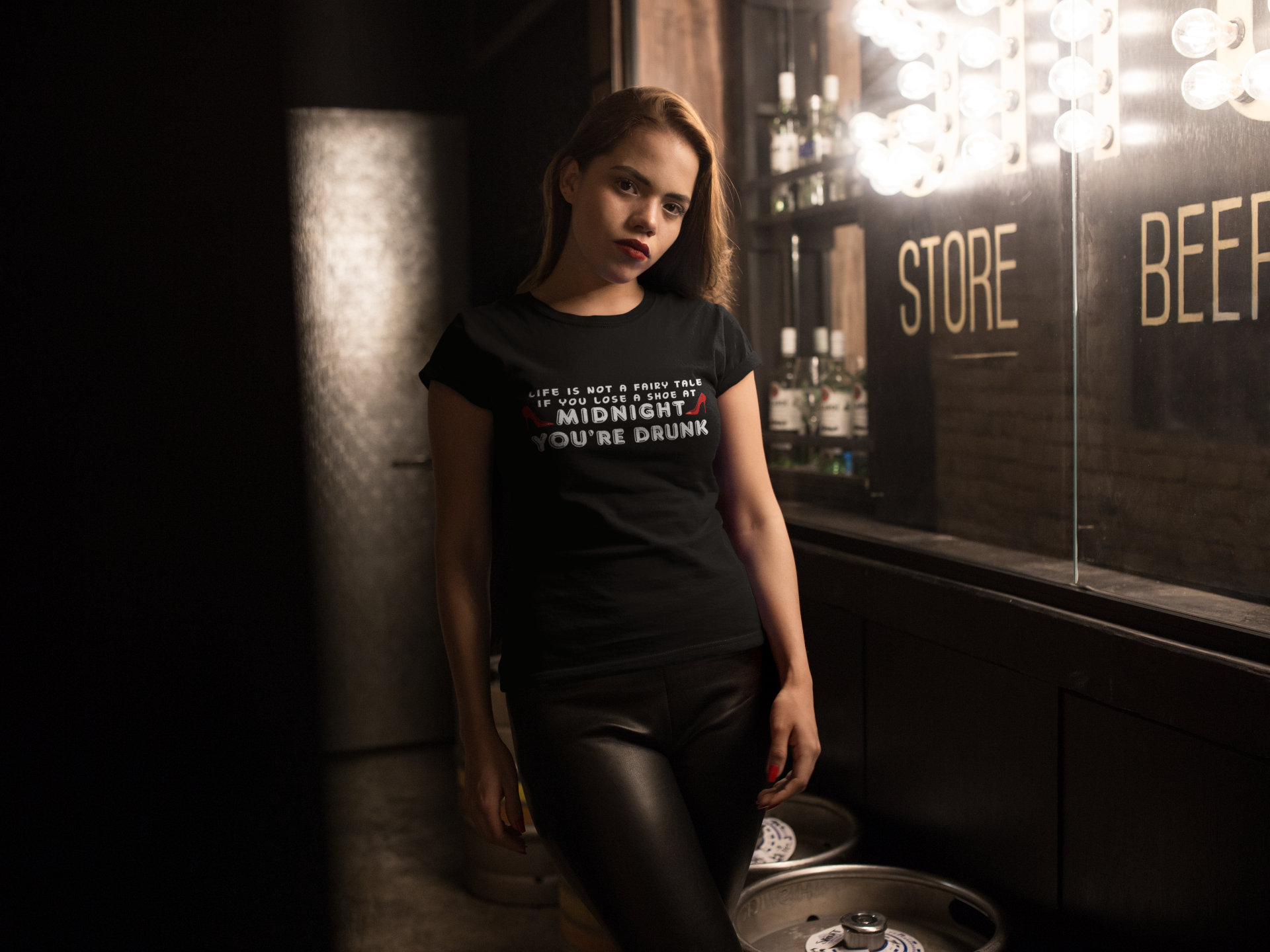 T-Shirt - "Life is not a Fairy Tale: If you lose a shoe at midnight you’re drunk"